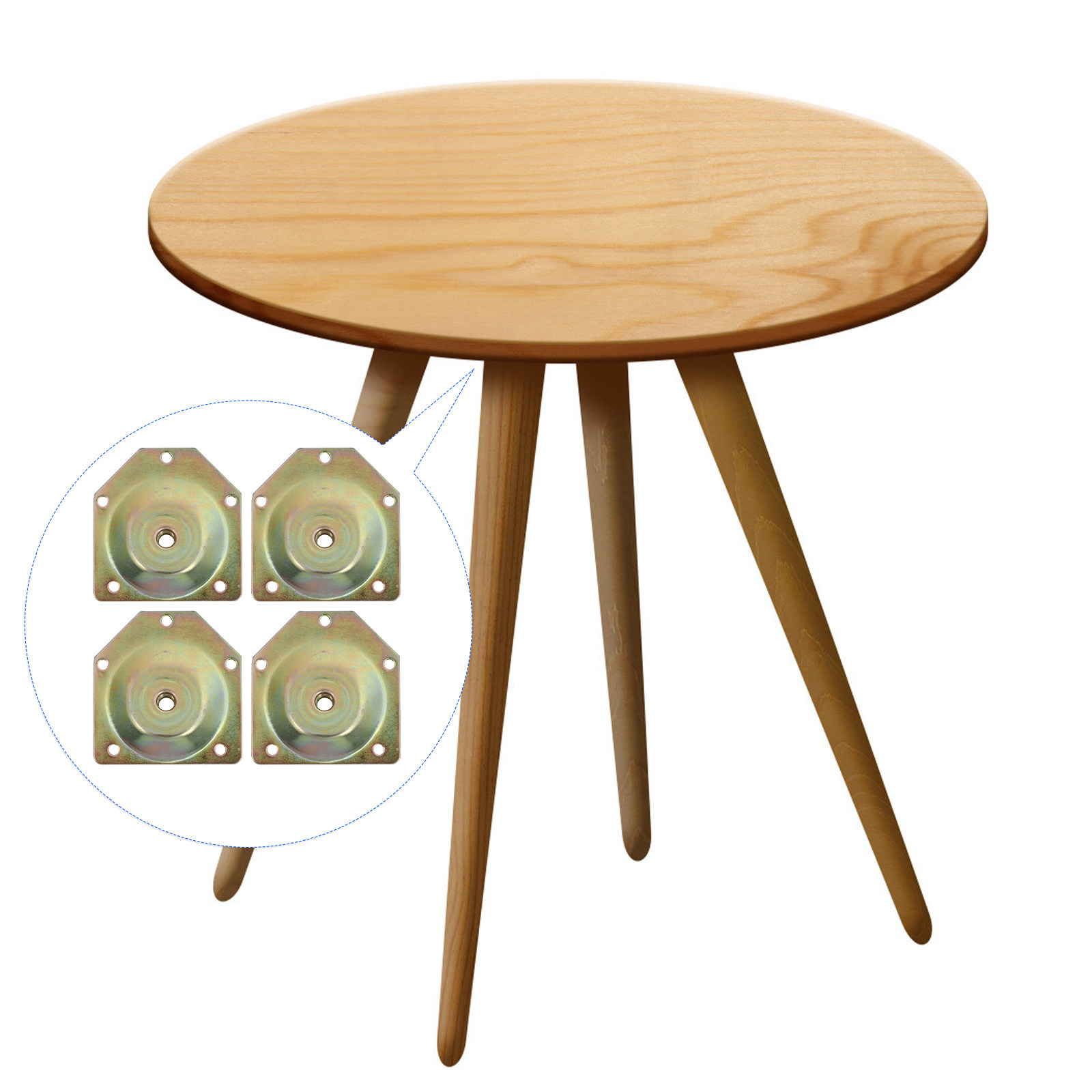 Furniture Leg Set - Juego de 4 tuercas para muebles,