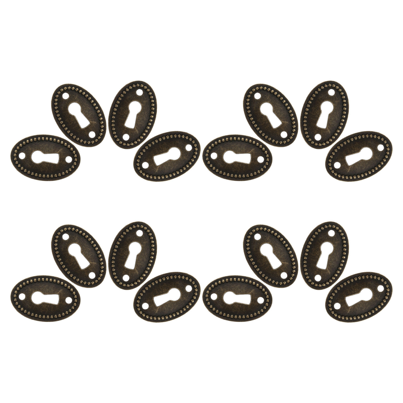 Vintage Furniture Hardware Replacement - 16 piezas de tapas decorativas ovaladas