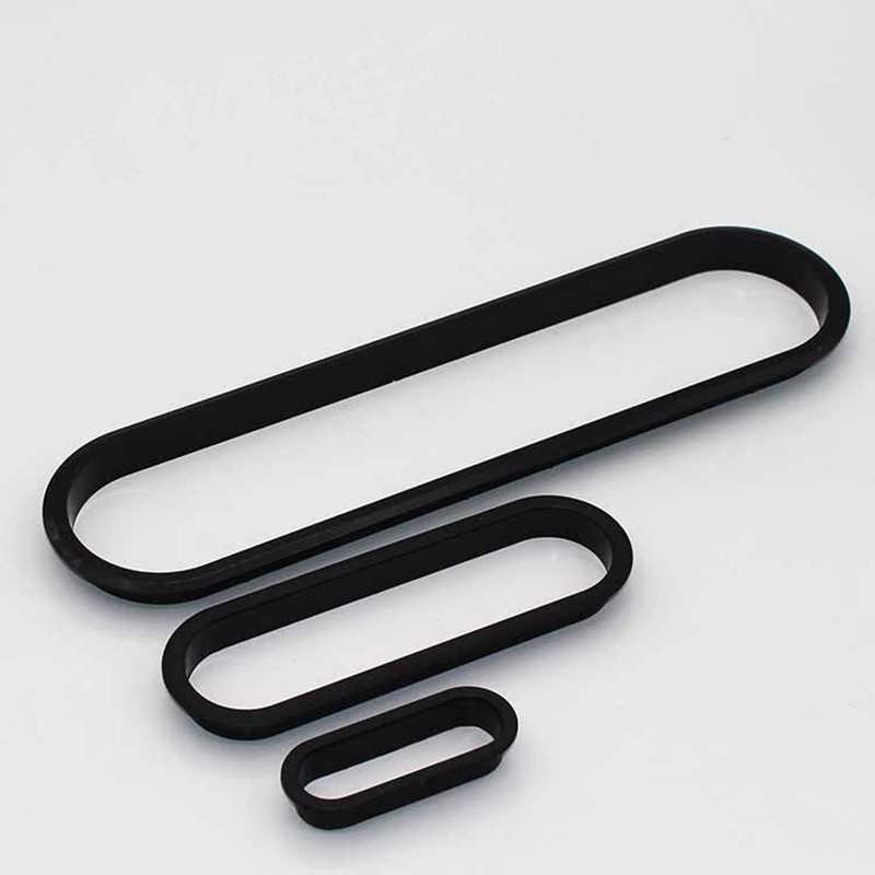 Furniture Hardware Decorative - 2 unidades de pasacables ovalado de