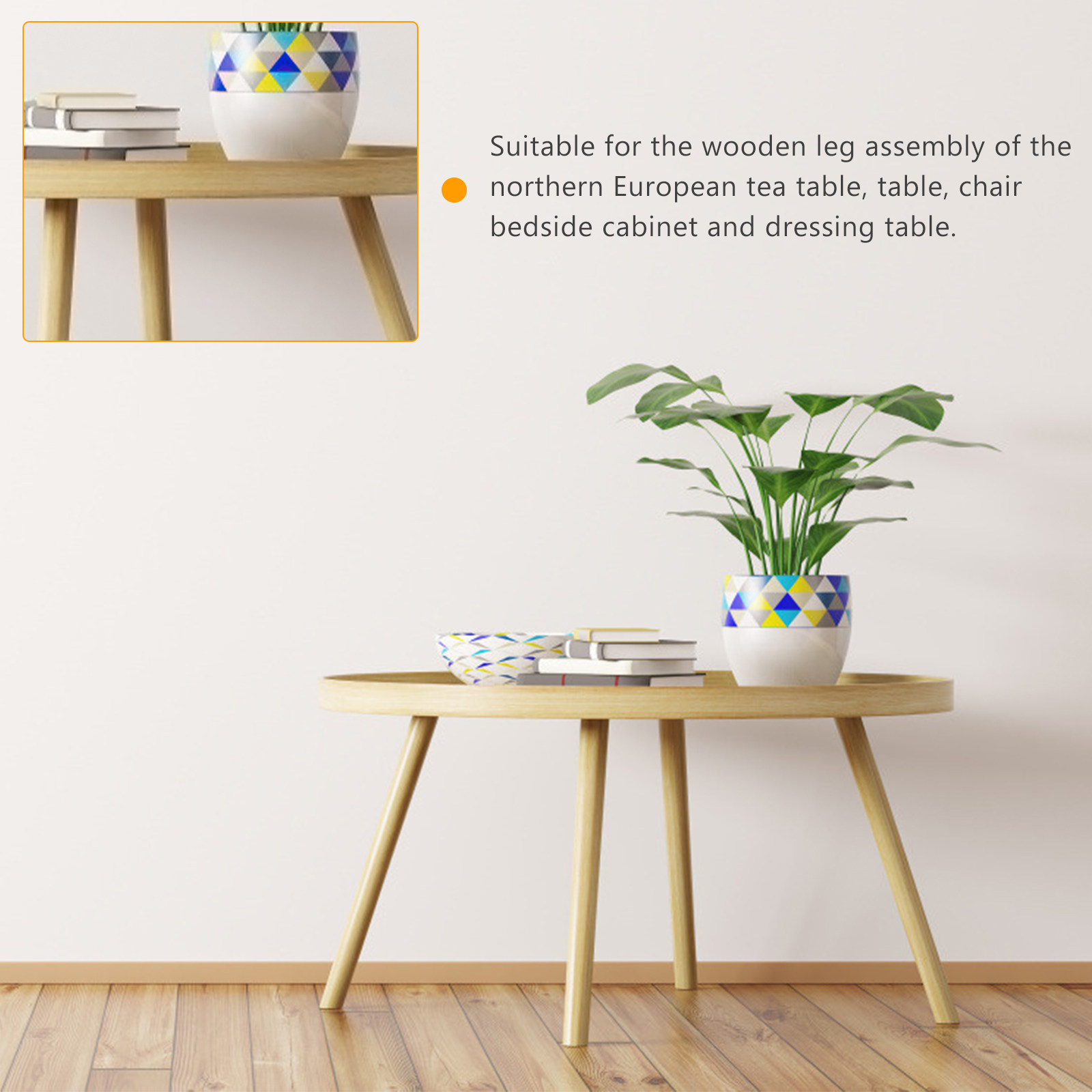 Furniture Leg Set - Juego de 4 piezas de placas