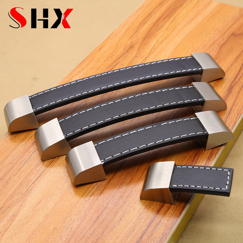 Furniture Grade Hardware - Pomos de tirador modernos de cuero