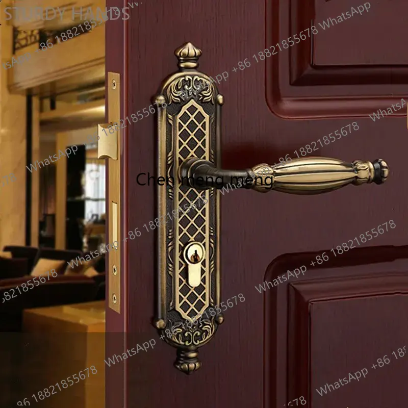 Furniture Grade Hardware - Cerradura de Puerta de Cobre Puro