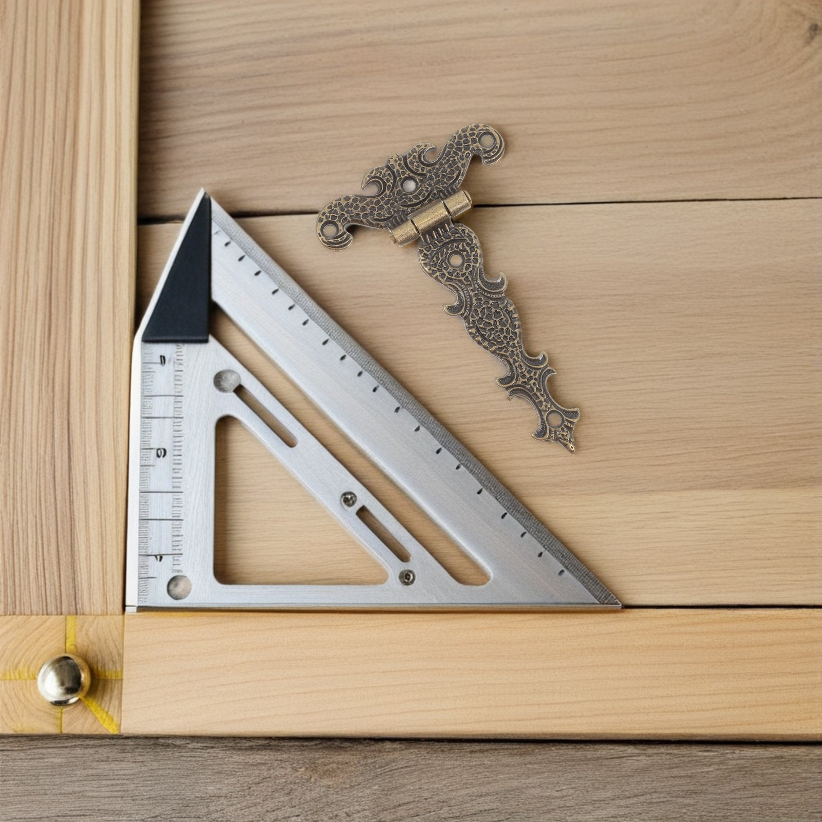 Vintage Furniture Hardware Replacement - 4 piezas de bisagras vintage de