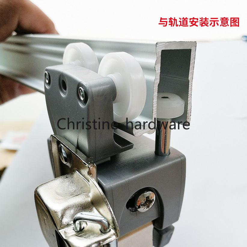 Furniture Hardware Hinges - Polea de rueda colgante de puerta