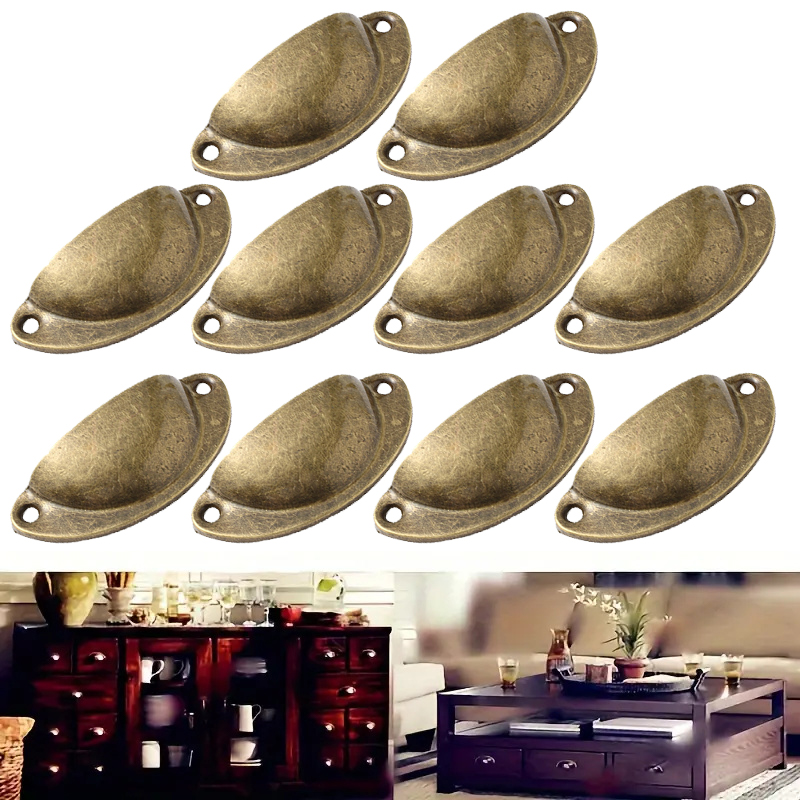 Vintage Furniture Hardware Replacement - 10 tiradores de repuesto para gabinetes