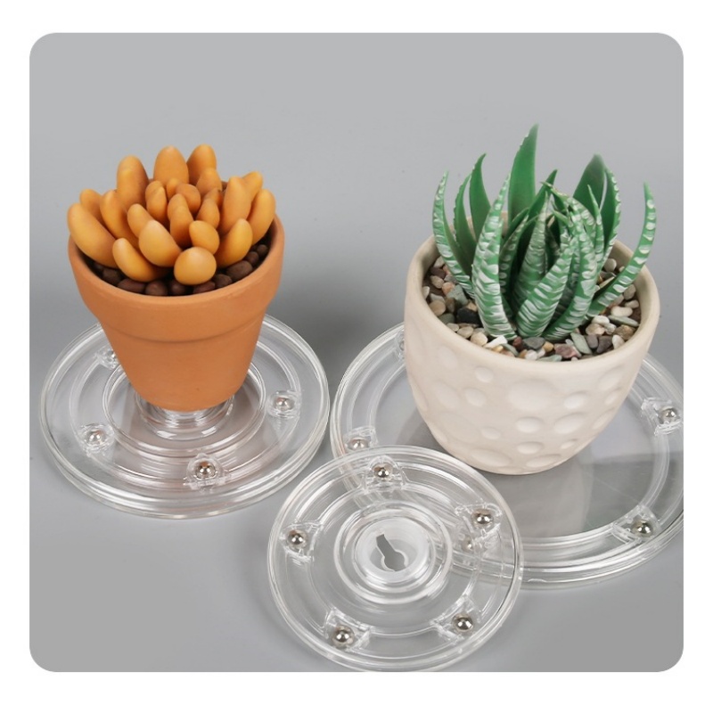Plataforma Giratoria Acrílica  - Furniture Hardware Display reseña y precio