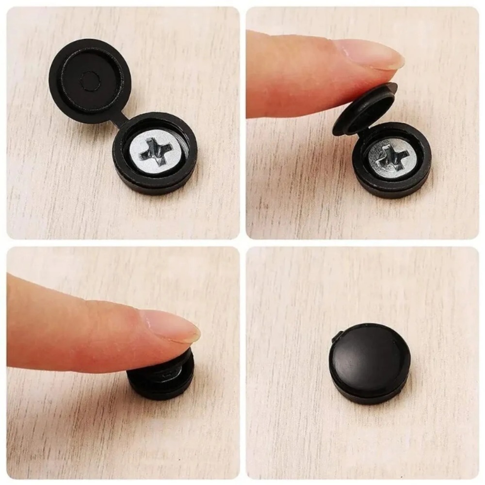 50/100/200 Uds. Negro práctico - Furniture Hardware Hinges reseña y precio