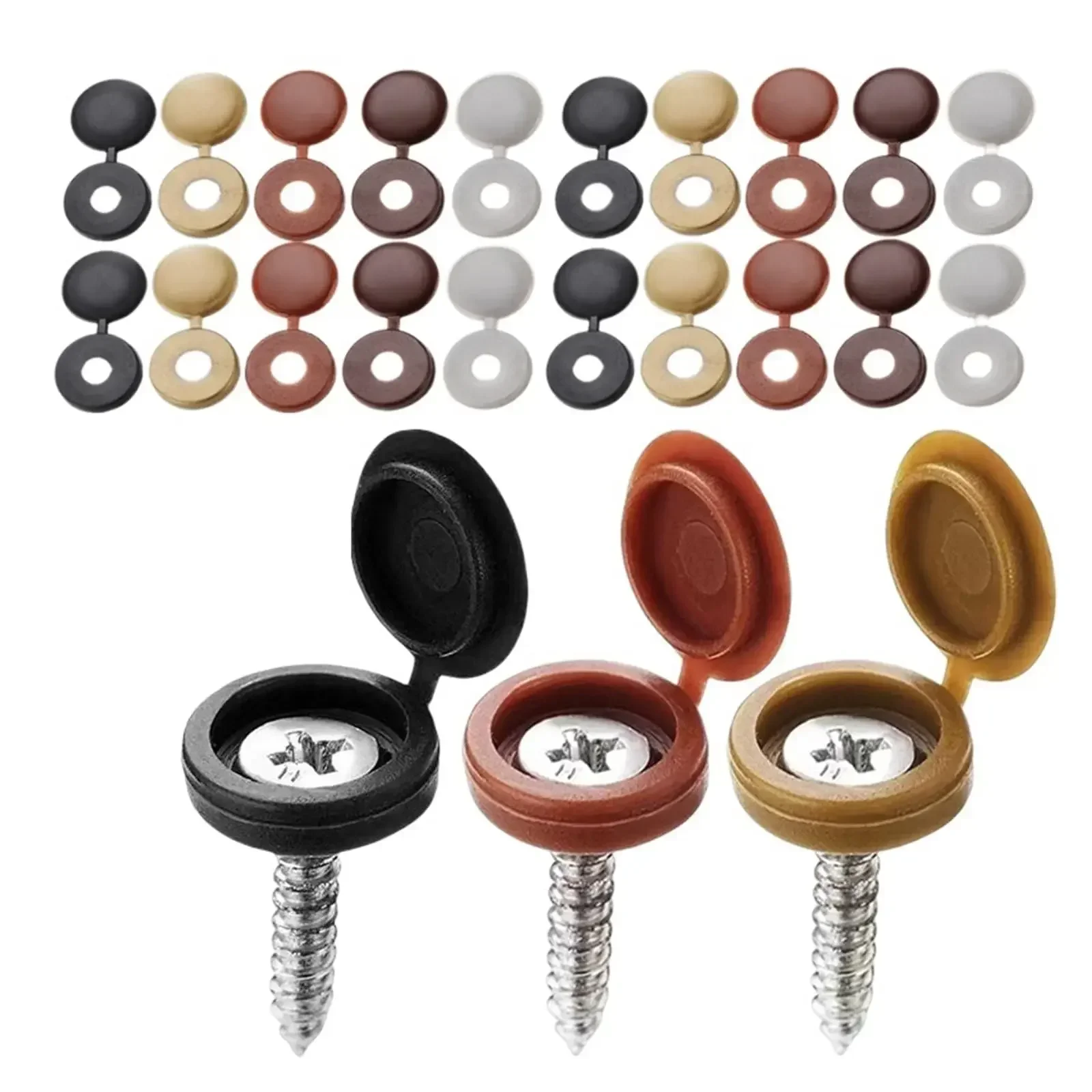 Tapa de tornillo de plástico c - Furniture Hardware Hinges reseña y precio