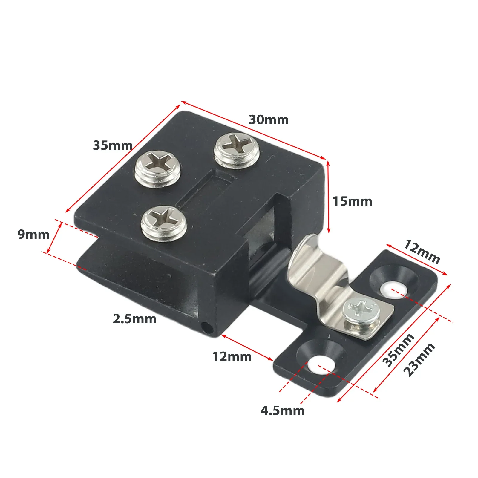 Bisagra de sujeción para vitri - Furniture Hardware Display reseña y precio