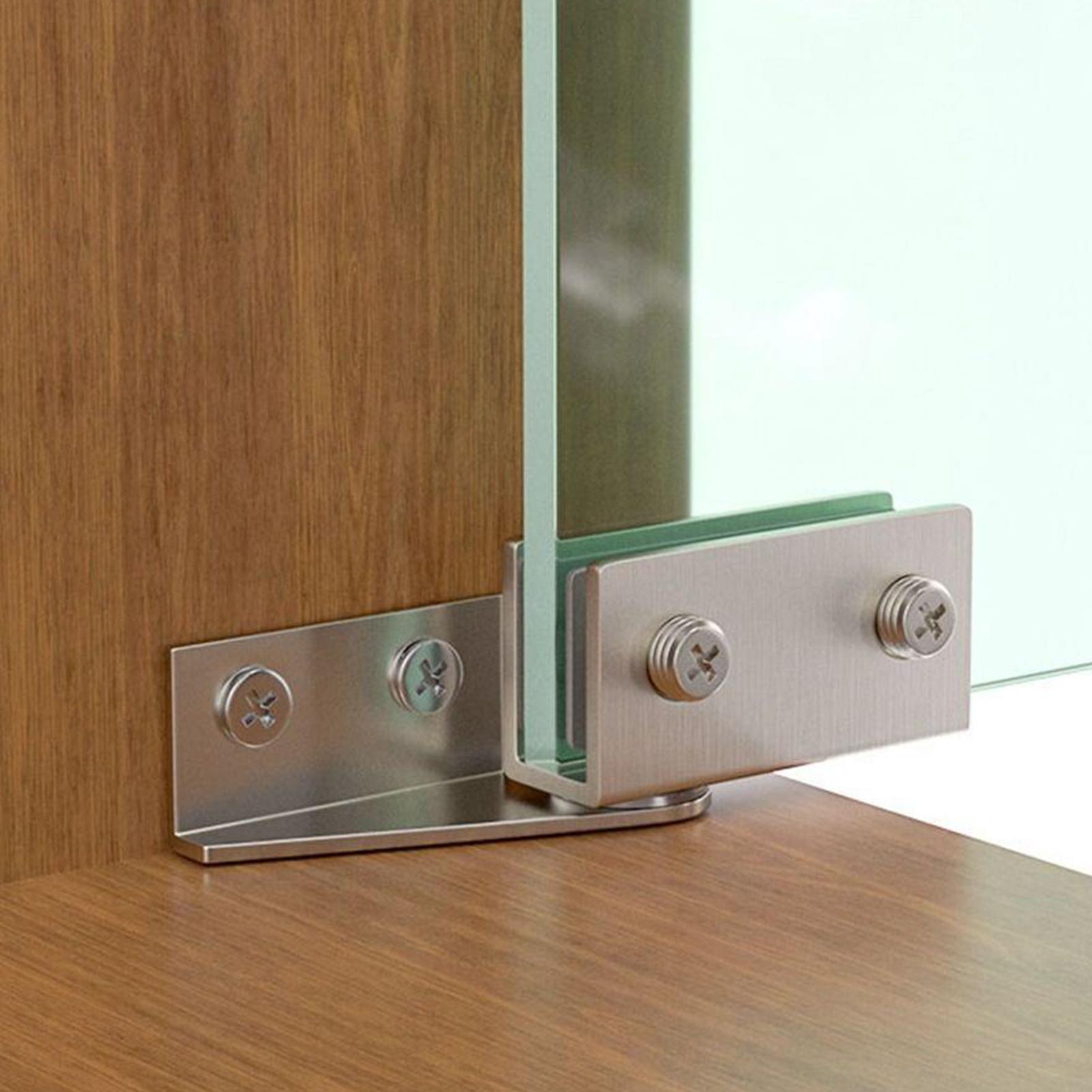 Bisagras de puerta de vidrio n - Furniture Hardware Display reseña y precio