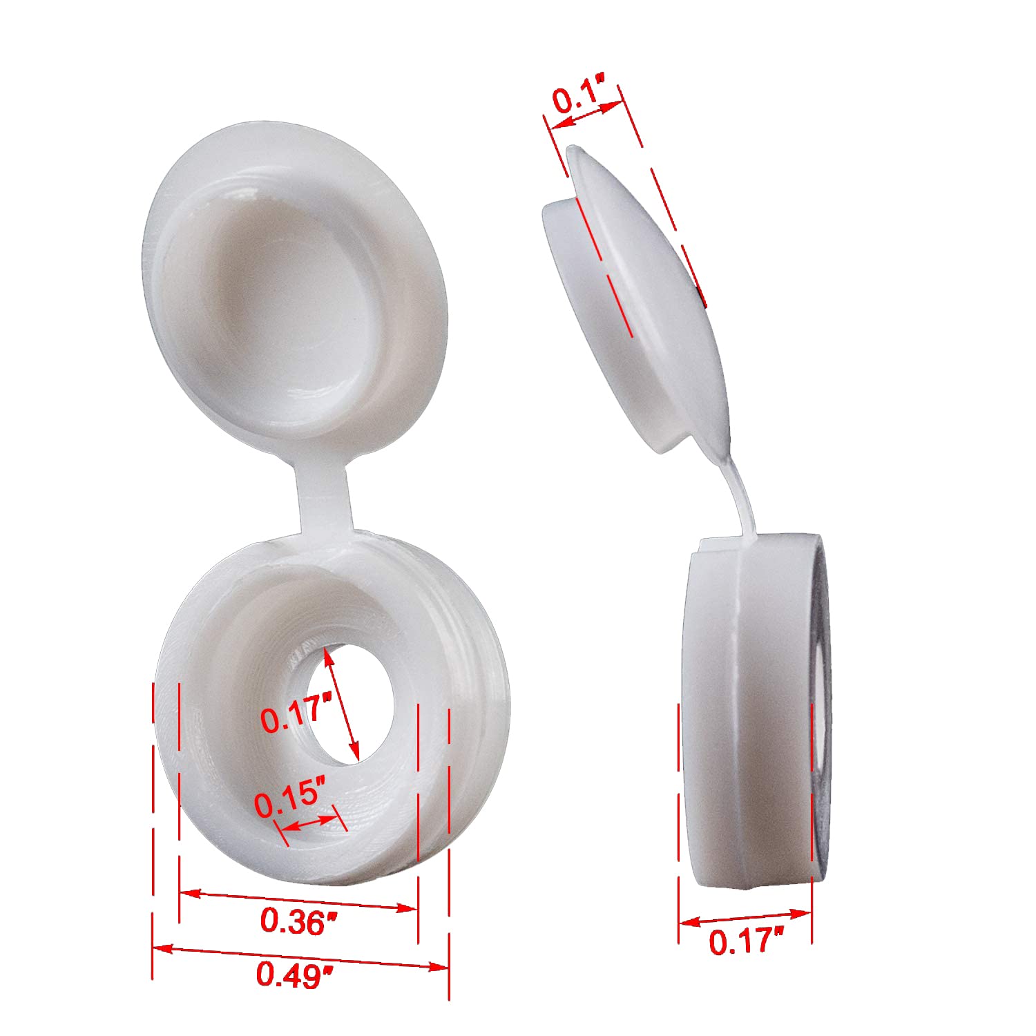 Tapa de tornillo de plástico c - Furniture Hardware Decorative reseña y precio