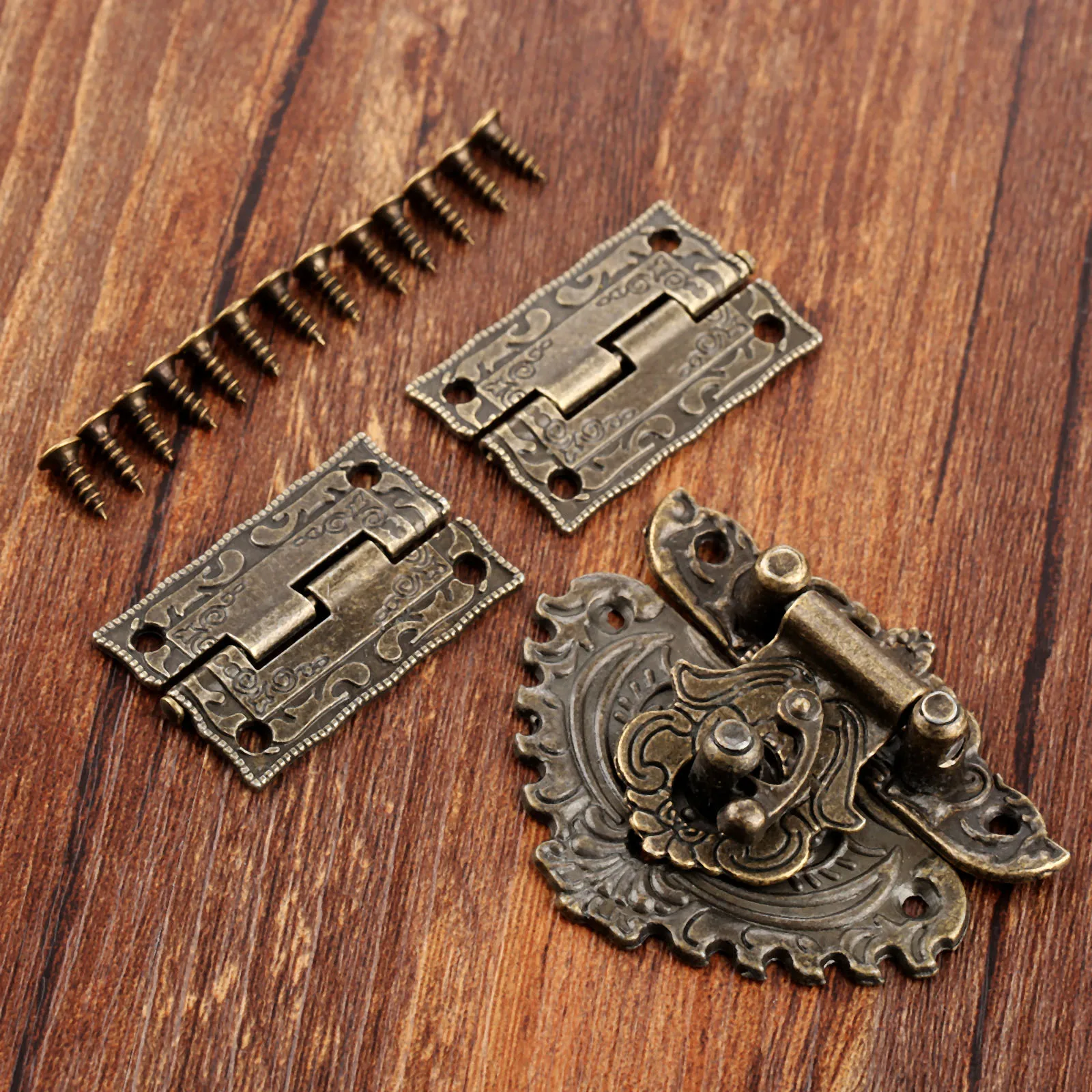3 unids/set candado de bronce  - Furniture Hardware Decorative reseña y precio
