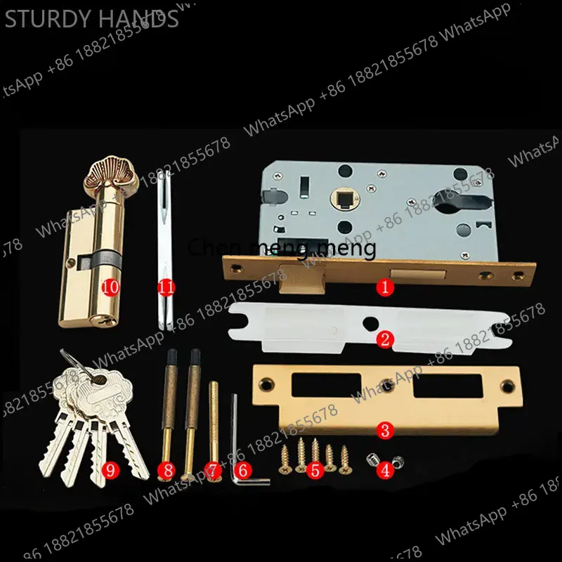 Cerradura de Puerta de Cobre P - Furniture Grade Hardware reseña y precio