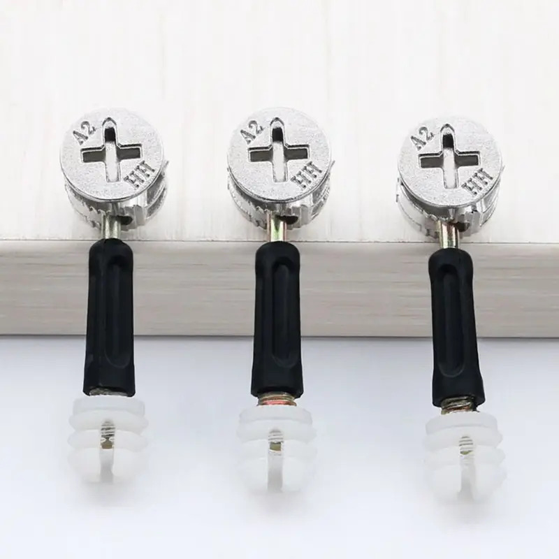 100 piezas de conectores tres  - Furniture Hardware Parts reseña y precio