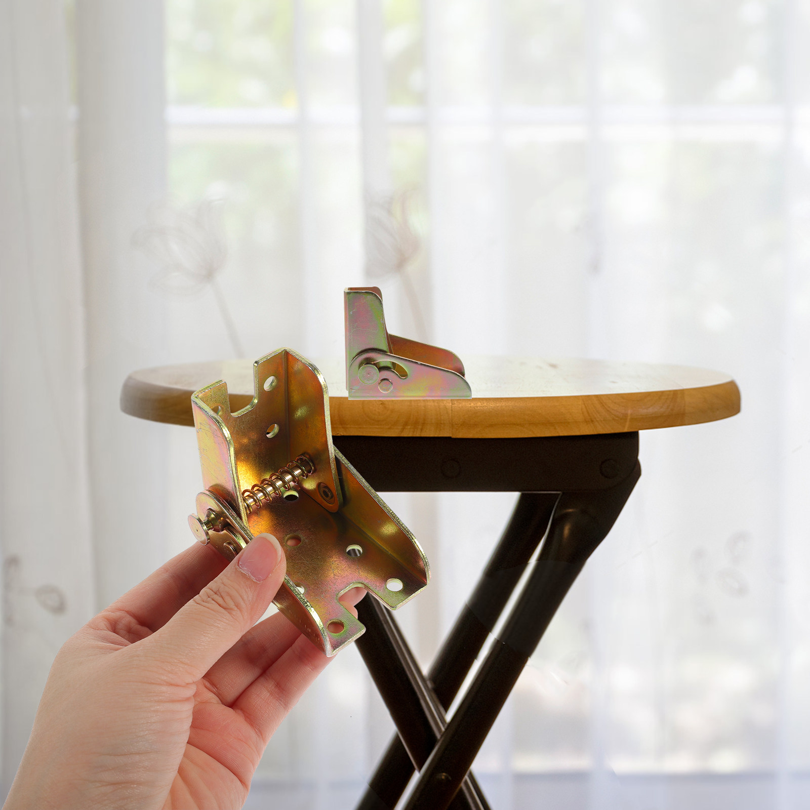 4 piezas de herrajes para pata - Furniture Hardware For Legs reseña y precio