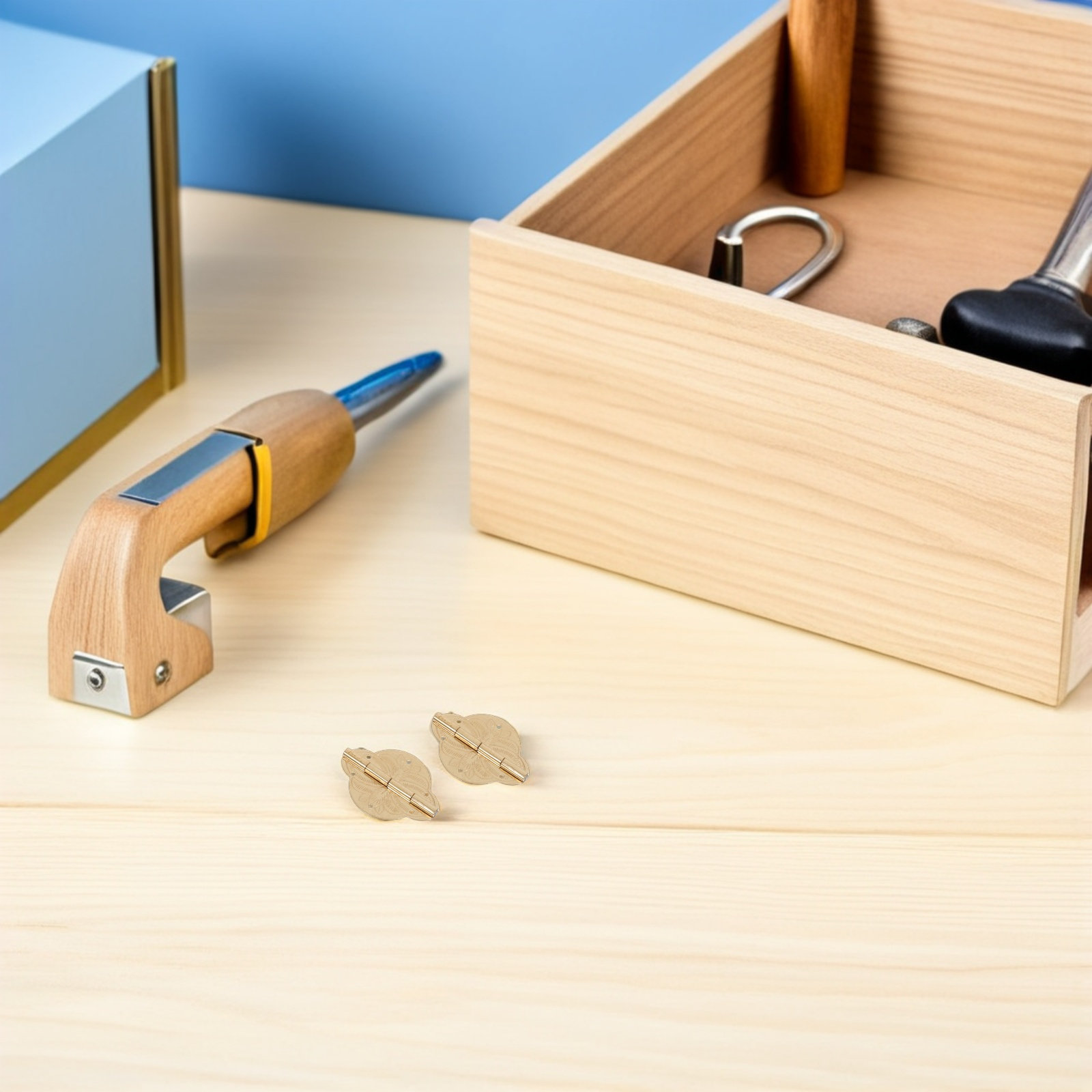 4 bisagras para cajas de joyer - Vintage Furniture Hardware Replacement reseña y precio