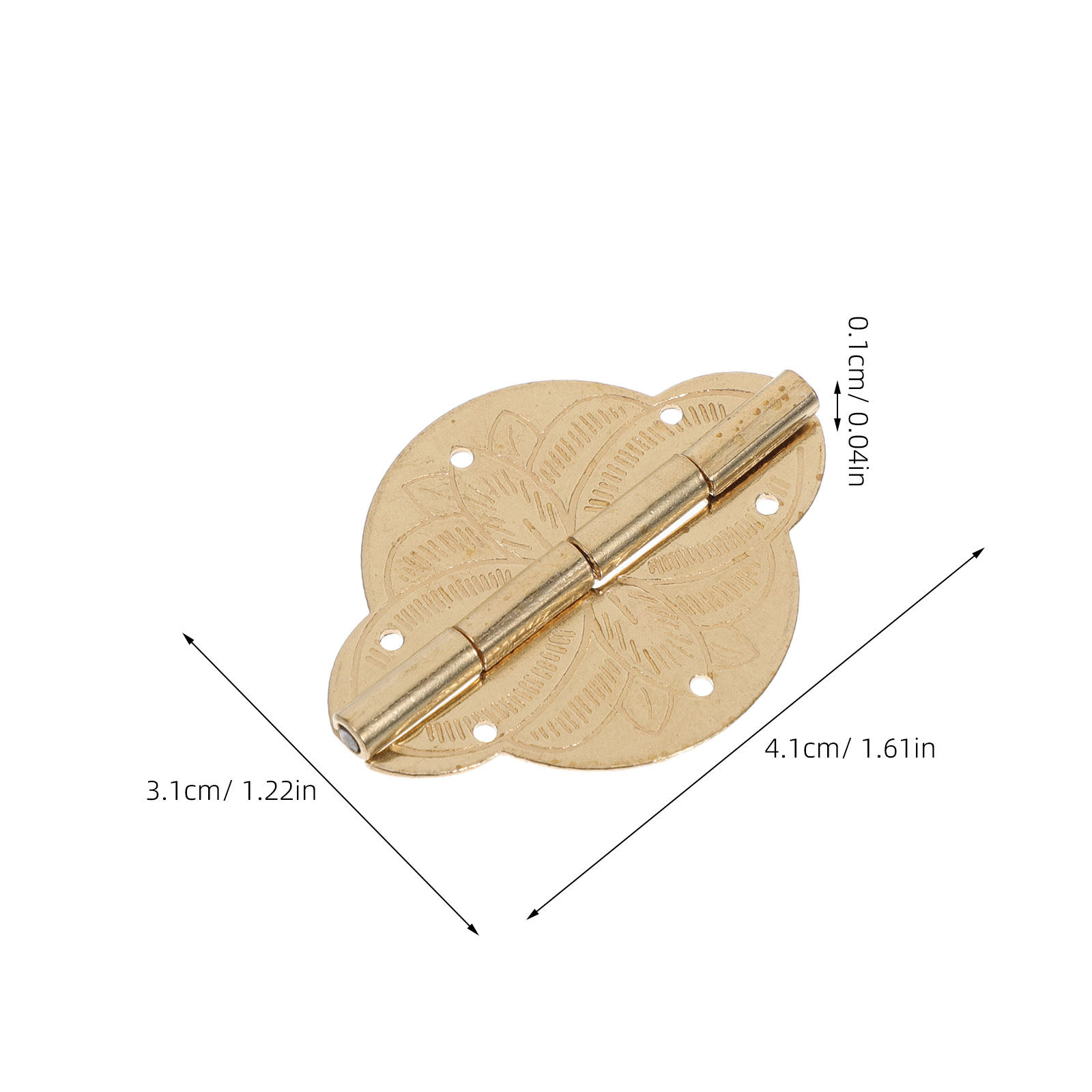 4 bisagras para cajas de joyer - Vintage Furniture Hardware Replacement reseña y precio