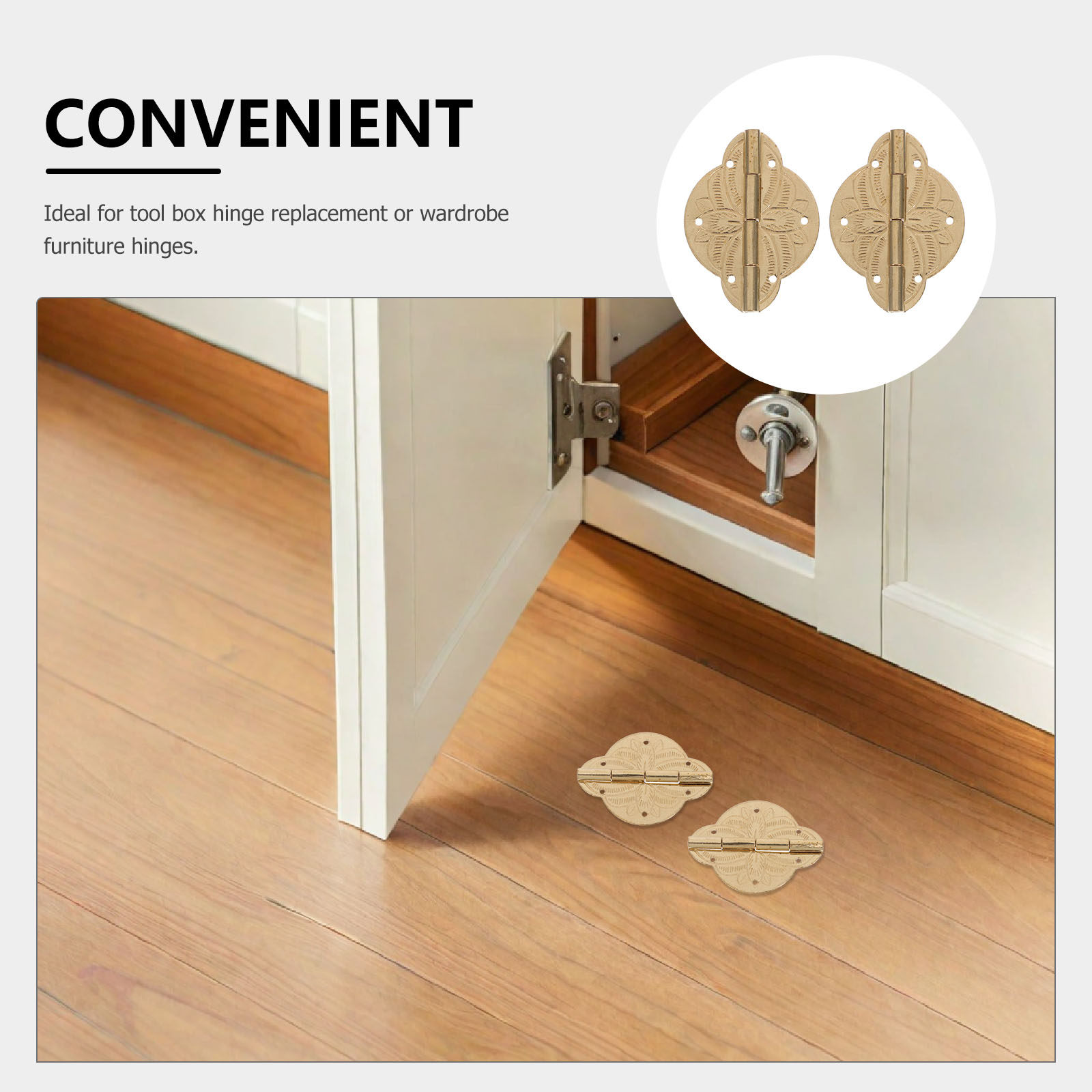 4 bisagras para cajas de joyer - Vintage Furniture Hardware Replacement reseña y precio