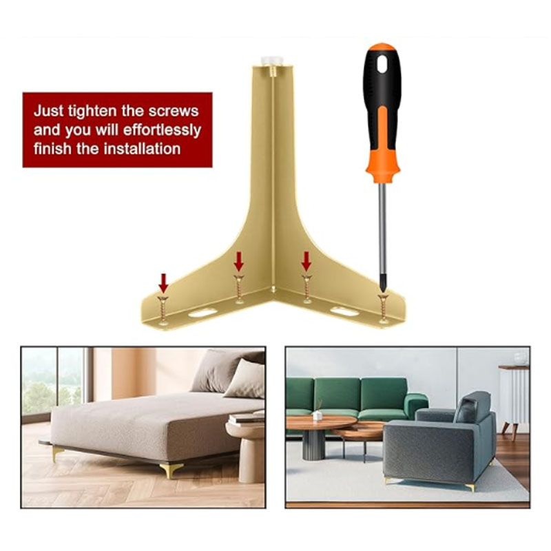 4 Patas de Sofá Triangulares M - Furniture Hardware For Legs reseña y precio