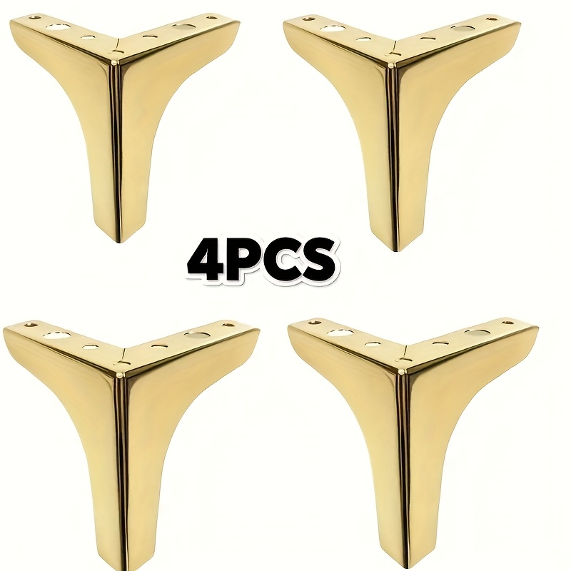 4 piezas de patas metálicas pa - Furniture Hardware For Legs reseña y precio